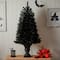 4ft. Black Artificial Halloween Tree in Urn, Orange LED Lights